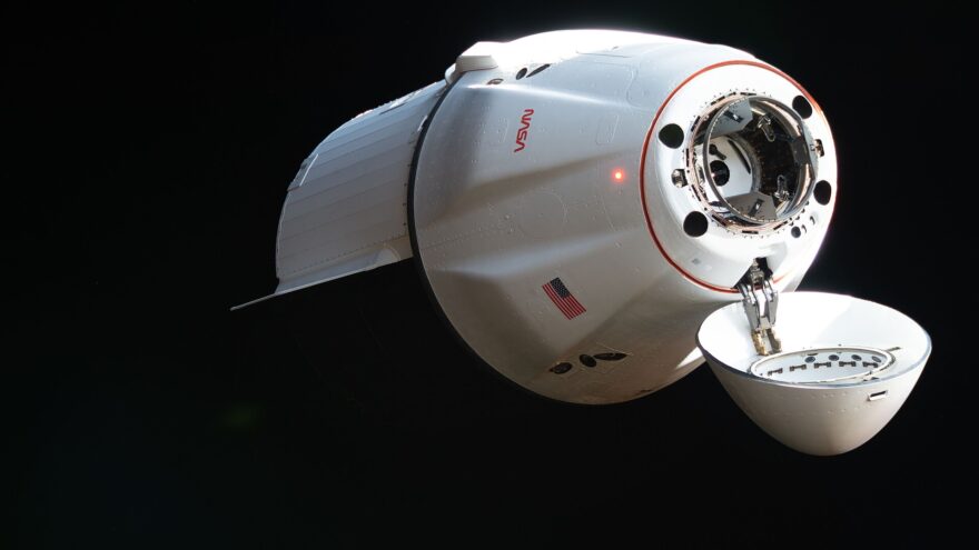SpaceX Dragon Docks at the Station With the Final Solar Arrays — and a Lab Full of Medicine