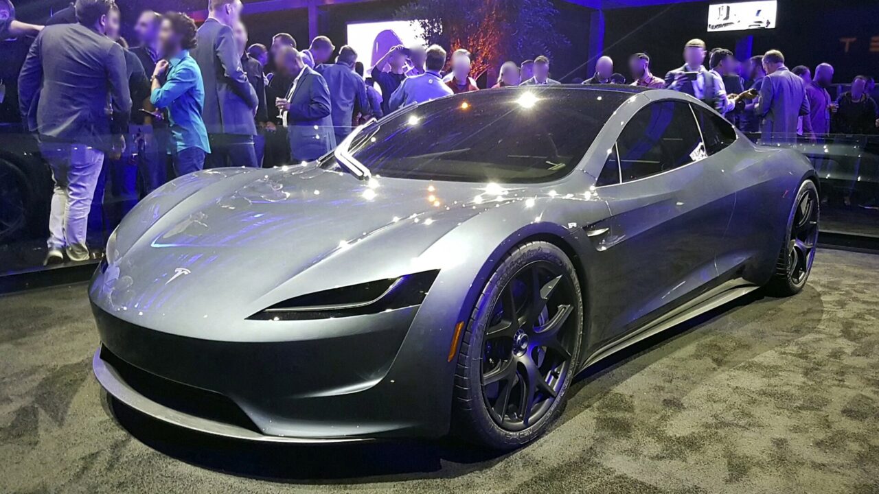 Tesla’s New Roadster Flew, Drove Upside Down — and Production Is Still 2028